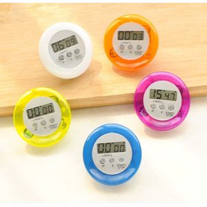 Ronde Magnetische Digitale Countdown Timer Alarm Stand Keuken Timer Koken Wekker  Willekeurige kleur levering