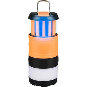 Outdoor LED Waterproof Electric Mosquito Killer Lamp Camping Lamp Flashlight(Orange)