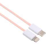 20W PD USB-C / TYPE-C tot 8 PIN-gegevenskabel  kabellengte: 1m