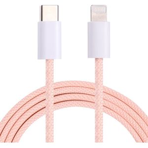 20W PD USB-C / TYPE-C tot 8 PIN-gegevenskabel  kabellengte: 1m