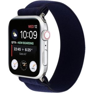 Elastische nylon gevlochten horlogeband voor Apple Watch Ultra 49 mm / serie 8 & 7 45 mm / SE 2 & 6 & SE & 5 & 4 44 mm / 3 & 2 & 1 42 mm