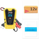 JFIND JF08 12V Mini-auto-acculader Batterijherstelinstrument (EU-stekker geel)