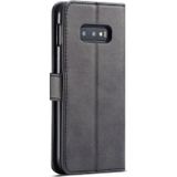 For Galaxy S10e LC.IMEEKE Calf Texture Horizontal Flip Leather Case  with Holder & Card Slots & Wallet(Black)
