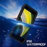 For iPhone SE 2020 RedPepper Shockproof Waterproof Solid Color PC + TPU Protective Case(Black)