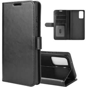 For Samsung Galaxy Note20 R64 Texture Single Horizontal Flip Protective Case with Holder & Card Slots & Wallet& Photo Frame(Black)