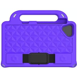 For Huawei MediaPad T8 8.0 inch Diamond Series EVA Portable Flat Anti Falling Sleeve Protective Shell With Bracket / Strap(Purple)