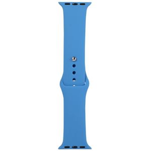 For Apple Watch Series 5 & 4 44mm / 3 & 2 & 1 42mm Silicone Watch Replacement Strap  Long Section (Men)(Wave Color)