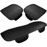 Car Seat Cushion Universal Simple Seat Cover Anti-slip Mat Auto Accessories (Black Red)