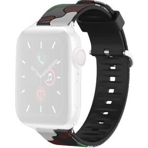 Silicone Replaceable Watch Strap For Apple Watch Series 6 & SE & 5 & 4 44mm / 3 & 2 & 1 42mm(12)
