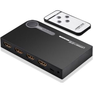 UGREEN 40234 4K x 2K 3 x 1 Ports (3 Ports Input x 1 Port Output) HDMI Switch with Remote Control  Support 3D