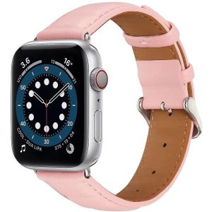 Echt lederen horlogeband voor Apple Watch Series 7 45 mm / 6 & SE & 5 & 4 44 mm / 3 & 2 & 1 42 mm