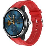 X3 1 3 inch TFT kleurscherm borstgordel smart horloge  ondersteuning ECG/hartslagbewaking  stijl: rode siliconen horlogeband