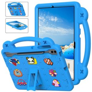 Voor Samsung Galaxy S7 FE 12.4 T730 / T736 Handvat Kickstand Kinderen EVA Schokbestendige Tablet Case (Hemelsblauw)