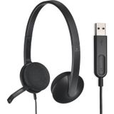 Logitech H340 Computer Office Education Training USB-interfacemicrofoon bedrade headset