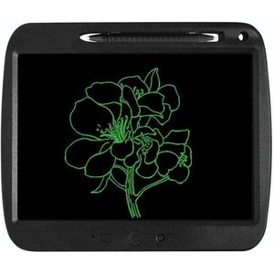 Children LCD Painting Board Electronic Highlight Written Panel Smart Charging Tablet  Style: 9 inch Monochrome Lines (Black)