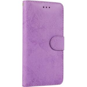 For iPhone 8 Plus / 7 Plus KLT888-2 Retro 2 in 1 Detachable Magnetic Horizontal Flip TPU + PU Leather Case with Holder & Card Slots & Photo Frame & Wallet(Purple)