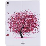 ??? iPad Pro 12.9 (2018) Colored Drawing Pattern Horizontal Flip PU Leather Case with Holder & Card Slots & Wallet (Colored Tree)