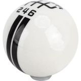 Universal Vehicle Ball Shape Modified Resin Shifter Manual 6-Speed Right-R Gear Shift Knob(Black)