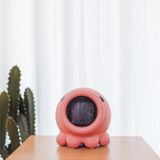 Creative Shaking Head Heater Octopus Mini Portable Desktop Office Home Heating Electric Heater CN Plug(Pink)