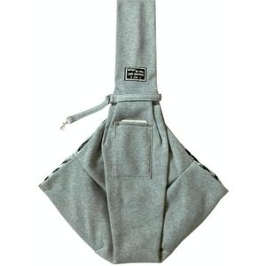 Pet Outing Carrier Bag Cotton Messenger Shoulder Bag  Colour: Gray