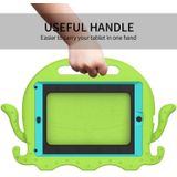 Octopus Eva Shockproof Tablet Case met schermfilm en schouderriem voor iPad 9.7 2018/2017 / Air 2 / Air / Pro 9.7 (Grass Green)