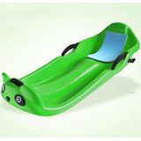 Grass Board Aadult Increase Thickening Children Snowboard Sand Board Sled Car Ski Car Veneer  Size: 100 x 43 x 29cm(Green)