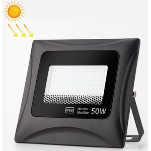 6500K Solar Lamp Outdoor Waterproof LED Floodlight  50W