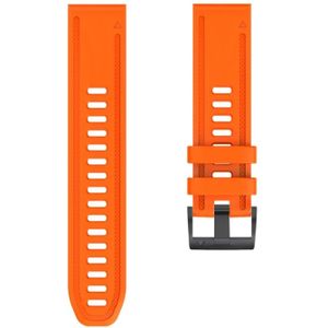 For Garmin Fenix 6S Quick Release Silicone Strap(Orange)