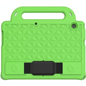 For Huawei MediaPad T3 10 9.6 inch Diamond Series EVA  Anti-Fall Shockproof Sleeve Protective Shell Case with Holder & Strap(Green)