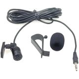 ZJ015MR Stereo 3.5mm Straight Plug Car Navigation DVD External Paste Microphone  Length: 3m