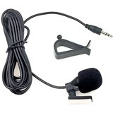 ZJ015MR Stereo 3.5mm Straight Plug Car Navigation DVD External Paste Microphone  Length: 3m