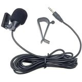 ZJ015MR Stereo 3.5mm Straight Plug Car Navigation DVD External Paste Microphone  Length: 3m