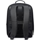 Bopai 751-006431 Business Waterproof Anti-theft Large Capacity Double Shoulder Bag with USB Charging Port  Size: 27x16.5x40cm (Black)