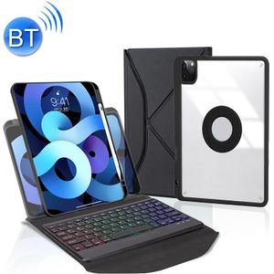 Z11BS Pensleuf Backlight Bluetooth-toetsenbord lederen tablethoes voor iPad Pro 11 2021/2020/2018