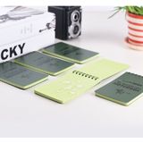 Foreign Language Learning Coil Book Green Waterproof Eye Protection Writing Paper Notebook
