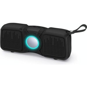 New Rixing NR-9011 Bluetooth 5.0 Portable Outdoor Wireless Bluetooth Speaker(Black)