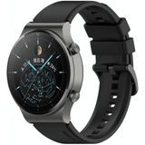 For Huawei Watch GT2 Pro Silicone Replacement Strap Watchband(Black)