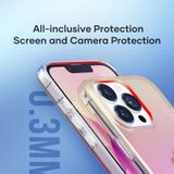 Rock Aurora TPU + PET-beschermende telefooncase voor iPhone 13 (Aurora Blue)