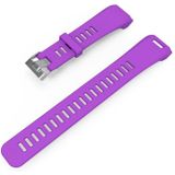 Silicone Sport Wrist Strap for Garmin Vivosmart HR 1 (Purple)