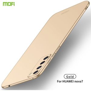 For Huawei Nova 7 MOFI Frosted PC Ultra-thin Hard C(Gold)