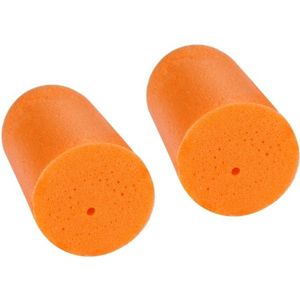 Ten Pairs Non-toxic Orange Soft Memory Foam Material Earplug for Sleeping(Orange)