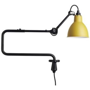 Classic Adjustable Modern Industrial Long Swing Arm Wall Lamp with LED Light Source(Yellow)