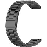 For Galaxy Watch 3 45mm Three Stainless Steel Straps Disassemble The Meter & Ears  Size: 22mm(Black)