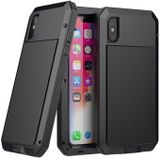 Metal Shockproof Waterproof Protective Case for iPhone XS Max (Black)