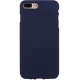 MERCURY GOOSPERY SOFT FEELING for iPhone 8 Plus & 7 Plus  Liquid State TPU Drop-proof Soft Protective Back Cover Case(navy)