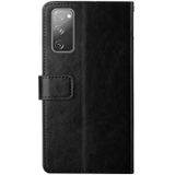 Voor Samsung Galaxy S20 Fe Y Stiksels Horizontale Flip Lederen Case met Houder & Card Slots & Portemonnee & Fotolijst