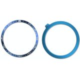Smartwatch Dial Bezel Ring Cover voor Garmin Fenix 7S (Blue Ring White Chicten)