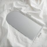 5 PCS Acrylic Geometric Mirror Reflector Photo Props Shooting Background  Colour: Arch 10x21cm