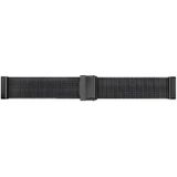 Voor Fitbit Versa 4 / Sense 2 Universele metalen roestvrijstalen gesp horlogeband