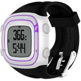 Voor Garmin Forerunner 10 / 15 vrouwelijke stijl siliconen sporthorlogeband